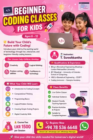 BEGINNER CODING CLASSES FOR KIDS