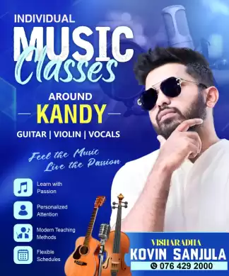 Best Individual music class in kandy