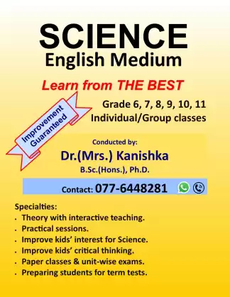 Best place to learn O/L Science -English Medium