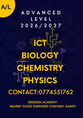 Biology, Chemistry, ICT and Physics