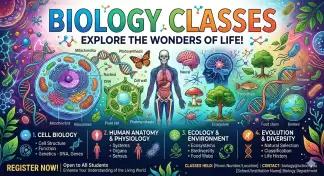 BIology,Chemistry,Physics Classes