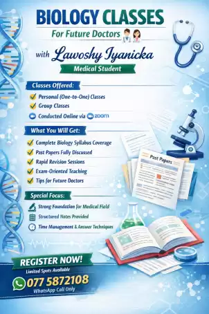 Biology classes available