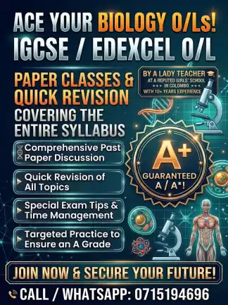 BIOLOGY CLASSES IGCSE?EDEXCEL O/Ls