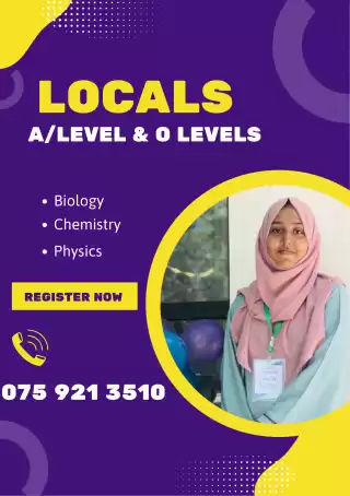 Biology English medium classes for local syllabus