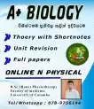 Biology paper class for 2025 A/L