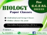 Biology paper classes for G.C.E. A/L
