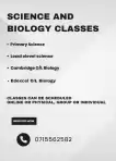 Biology / Science classes