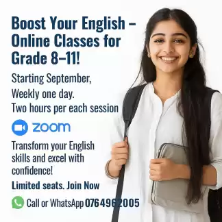 Boost your English- Online Class. Grade 8-11
