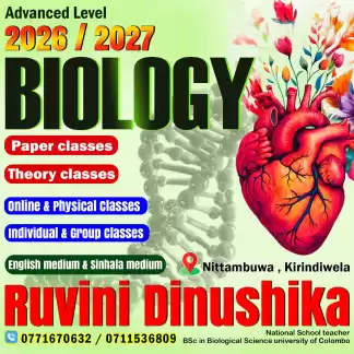 Bsc in Biological Science(University of Colombo)