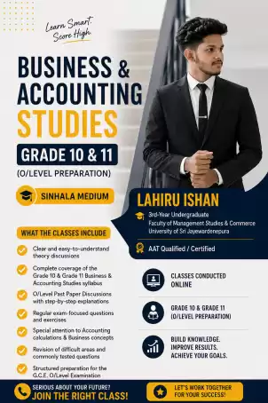 BUSINESS & ACCOUNTING STUDIES – GRADE 10 & 11