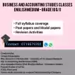 Business and Accounting Studies Classes - Grade 10 & 11 (English Medium)