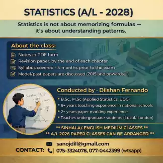 Business Statistics (A/L - 2028)