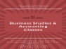 Business Studies and Accounting 