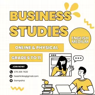 Business Studies and Accounting - English Medium