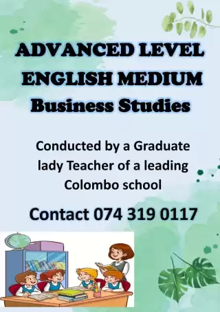 Business Studies English Medium
