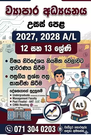 Business studies sinhala medium