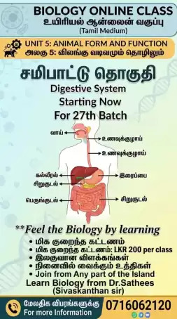 சமிபாட்டு தொகுதி by Dr Sathees (Shivaskanthan sir)