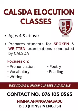 CALSDA Elocution Classes