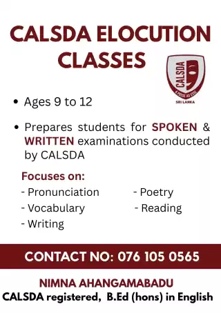 CALSDA Elocution Classes