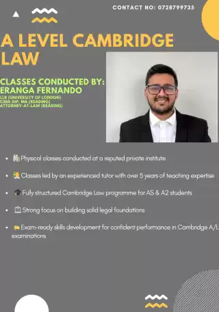 CAMBRIDGE A LEVEL LAW CLASS