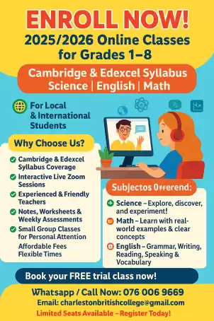 Cambridge and Edexcel