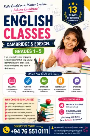 Cambridge and Edexcel- Grade 1-6
