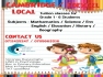 Cambridge and Edexcel tuition class for grade 1 to 6 students.