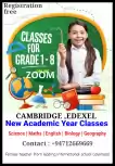 Cambridge and Edexel online classes