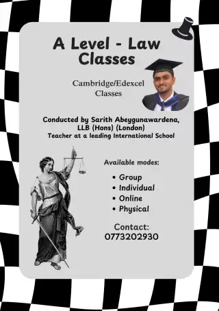 Cambridge/Edexcel A Level Law classes