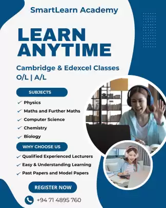 Cambridge & Edexcel Classes – O/L | A/L