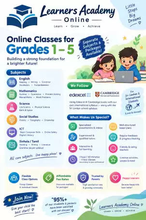 Cambridge Edexcel classes primary