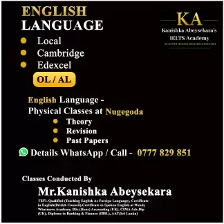 Cambridge/ Edexcel English Classes