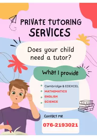 CAMBRIDGE & EDEXCEL – 📌 ENGLISH, MATHEMATICS & SCIENCE CLASSES