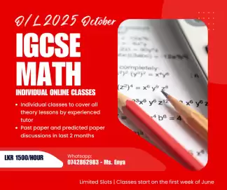 CAMBRIDGE/EDEXCEL Individual Math Classes