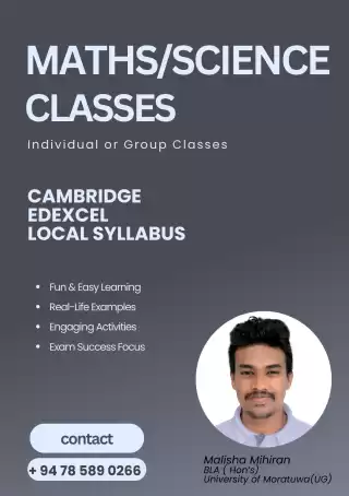 Cambridge Edexcel Local Maths / Science Classes