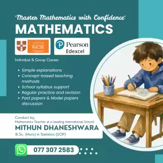 Cambridge & Edexcel Mathematics Classes