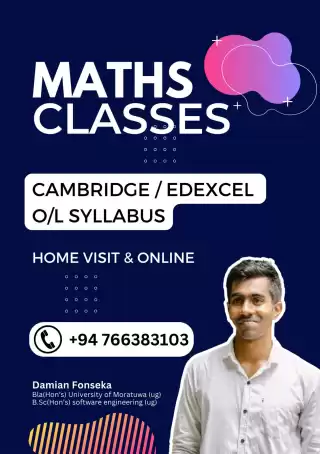 Cambridge/ Edexcel Maths classes - Focus on O/Ls 2026