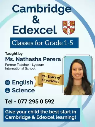 CAMBRIDGE & EDEXCEL (Science, English)
