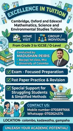 Cambridge,Oxford and Edexcel classes