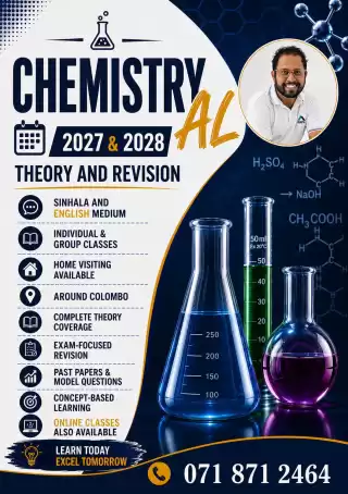 Chemistry 2027 & 2028 (Sinhala & English medium)