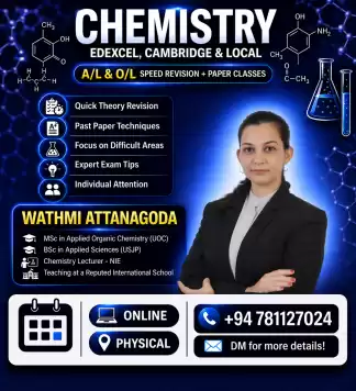 Chemistry EDEXCEL, Cambridge & Local A/L & O/L