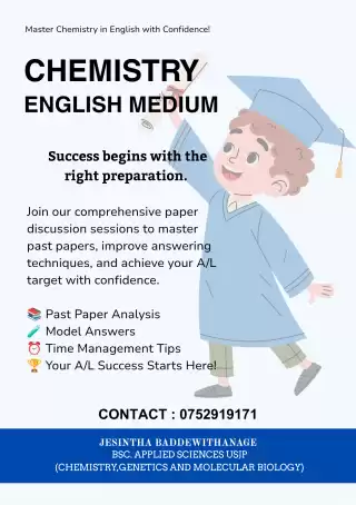 Chemistry English Medium