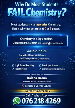Chemistry English medium Home visit