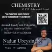 Chemistry for G.C.E. Advanced Level