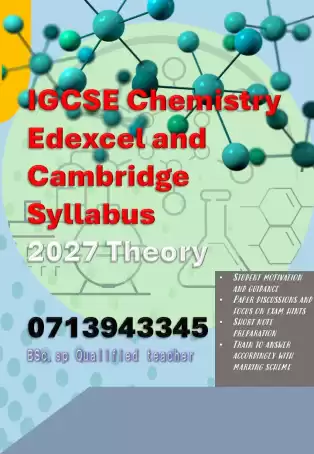 Chemistry / IGCSE (Cambridge and Edexcel)
