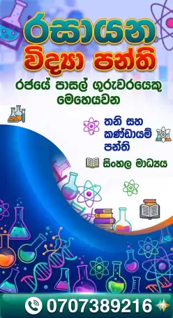 Chemistry individual and group classes