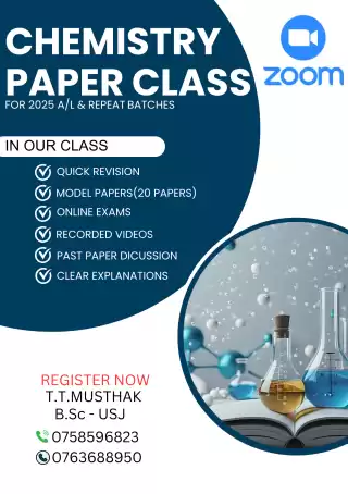 CHEMISTRY ONLINE PAPER CLASS