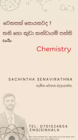 Chemistry tutoring