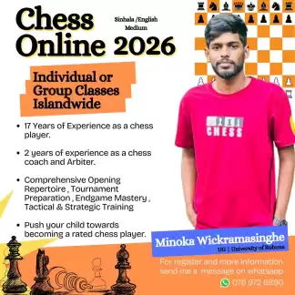 Chess Classes Online and Physical Classes Matara