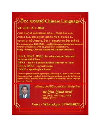 Chinese Language